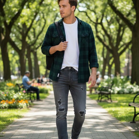 American Eagle Men’s Black Jeans – Airflex 360 – 32x32 – Athletic Skinny Fit - Picture 5 of 6